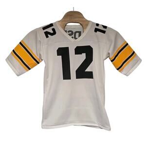 Vintage 1970s Terry Bradshaw Jersey Size Large White Made In The USA